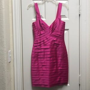 BGBG MaxAzria Hot Pink Cocktail Dress